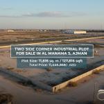 Two-Side Corner Industrial Plot for Sale in Al Manama 5, Ajman | 127,816 sqft | AED 90 per sqft